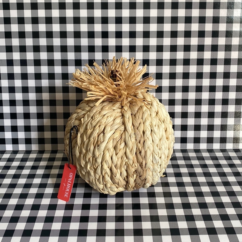 Target Raffia Pumpkin